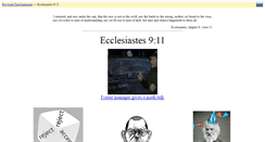 Desktop Screenshot of ecclesiastes911.net